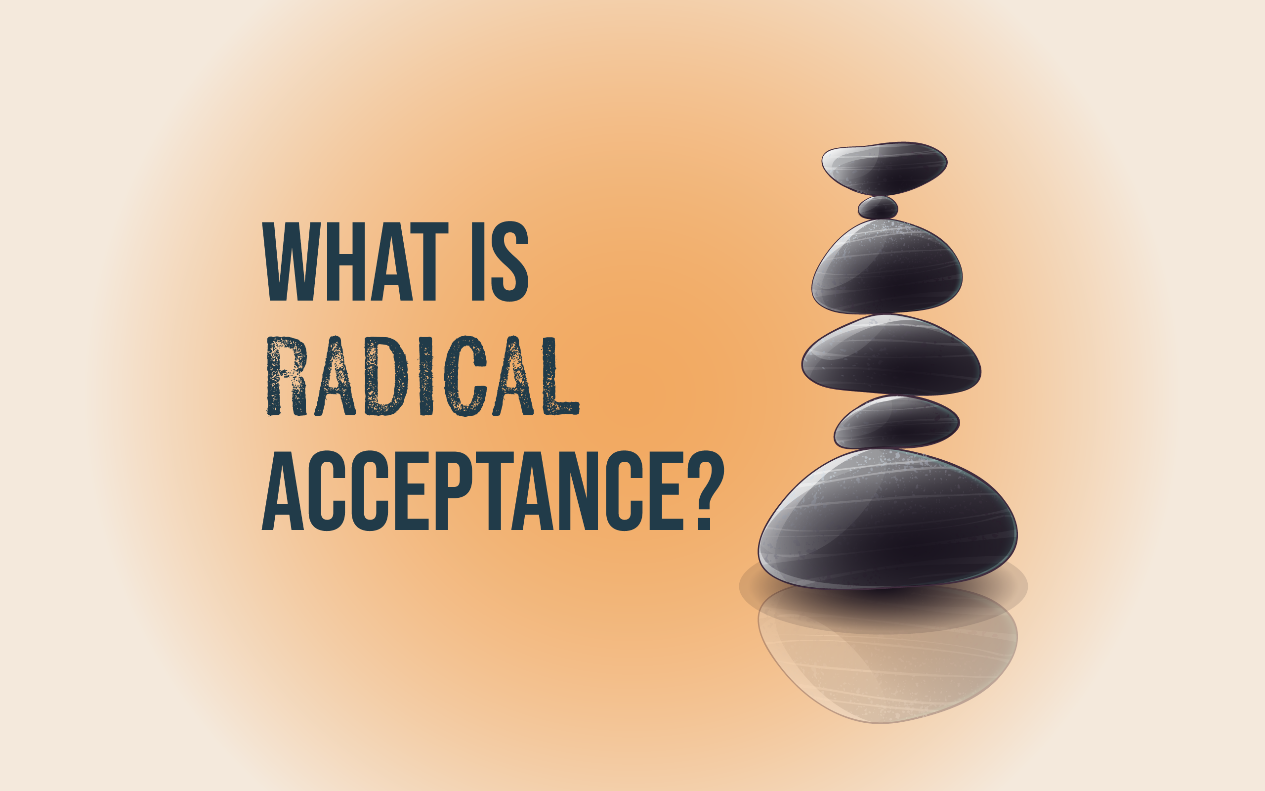 ​​Radical acceptance is the ability to fully acknowledge reality as it is, without denial, judgment, or resistance. It doesn’t mean you agree with or like what’s happening for you, but it means you stop fighting the truth of your situation, allowing healing to begin.