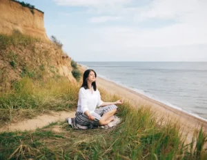 yoga and movement therapy session in orange county california with barn life recovery in costa mesa. 