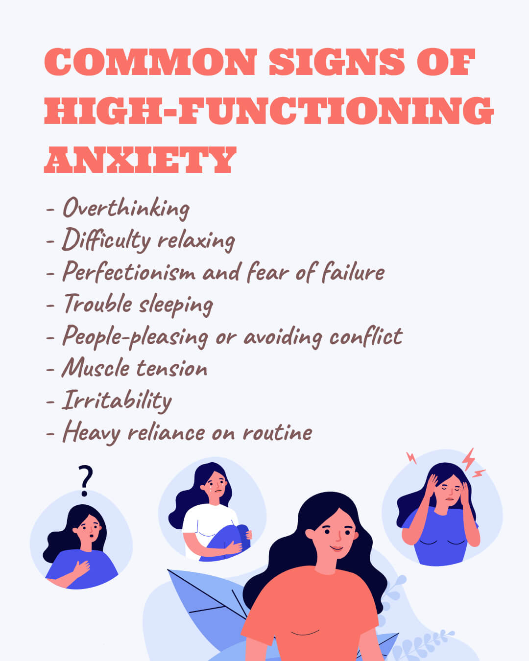 Symptoms & Signs of High-functioning Anxiety | Barn Life Recovery